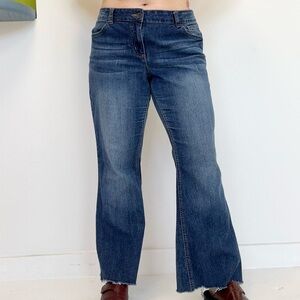 Vintage Y2K Mid-Rise Boot Cut Flare Blue Women's Jeans